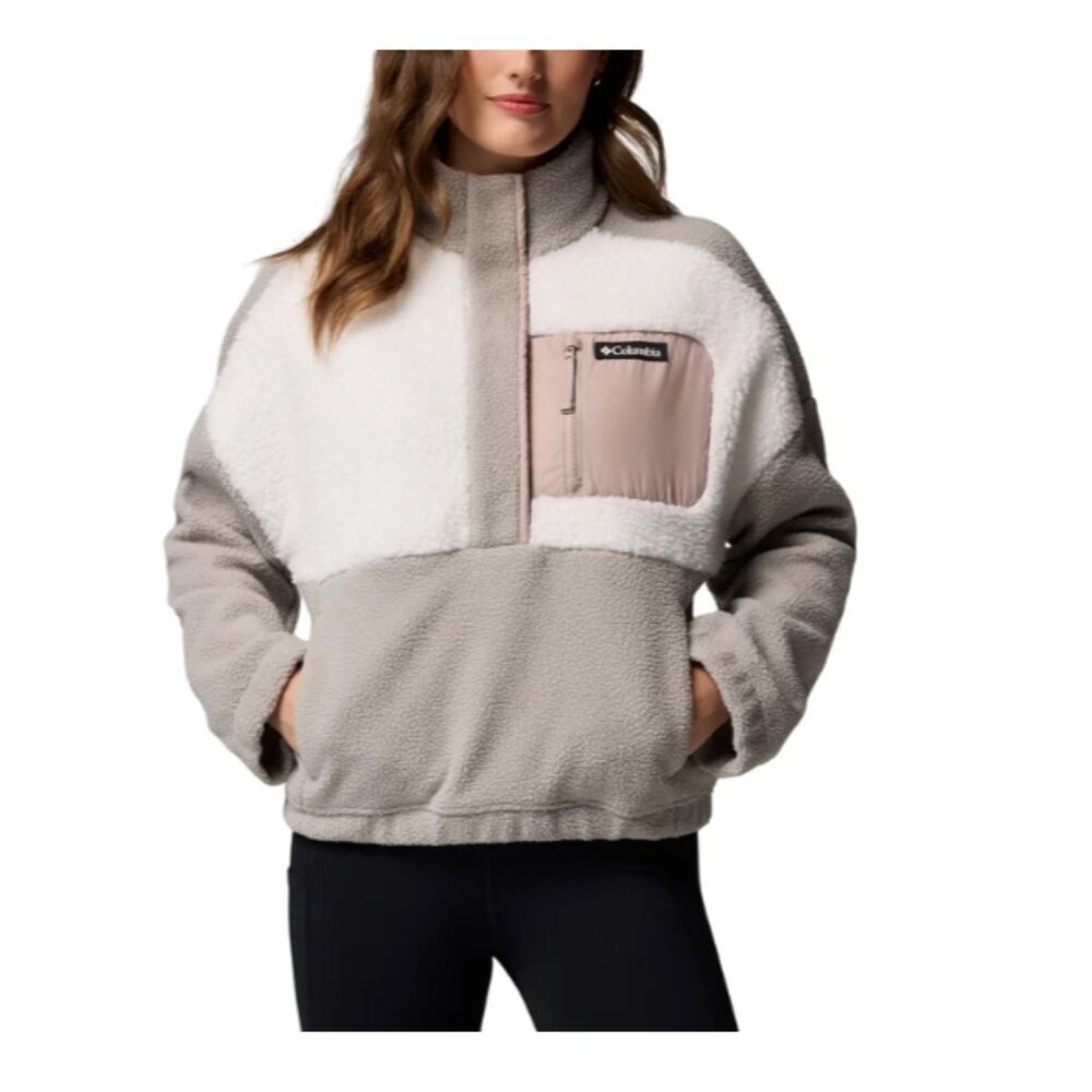 Columbia Women's Fleece Pullover Gray - Picture 2 of 3
